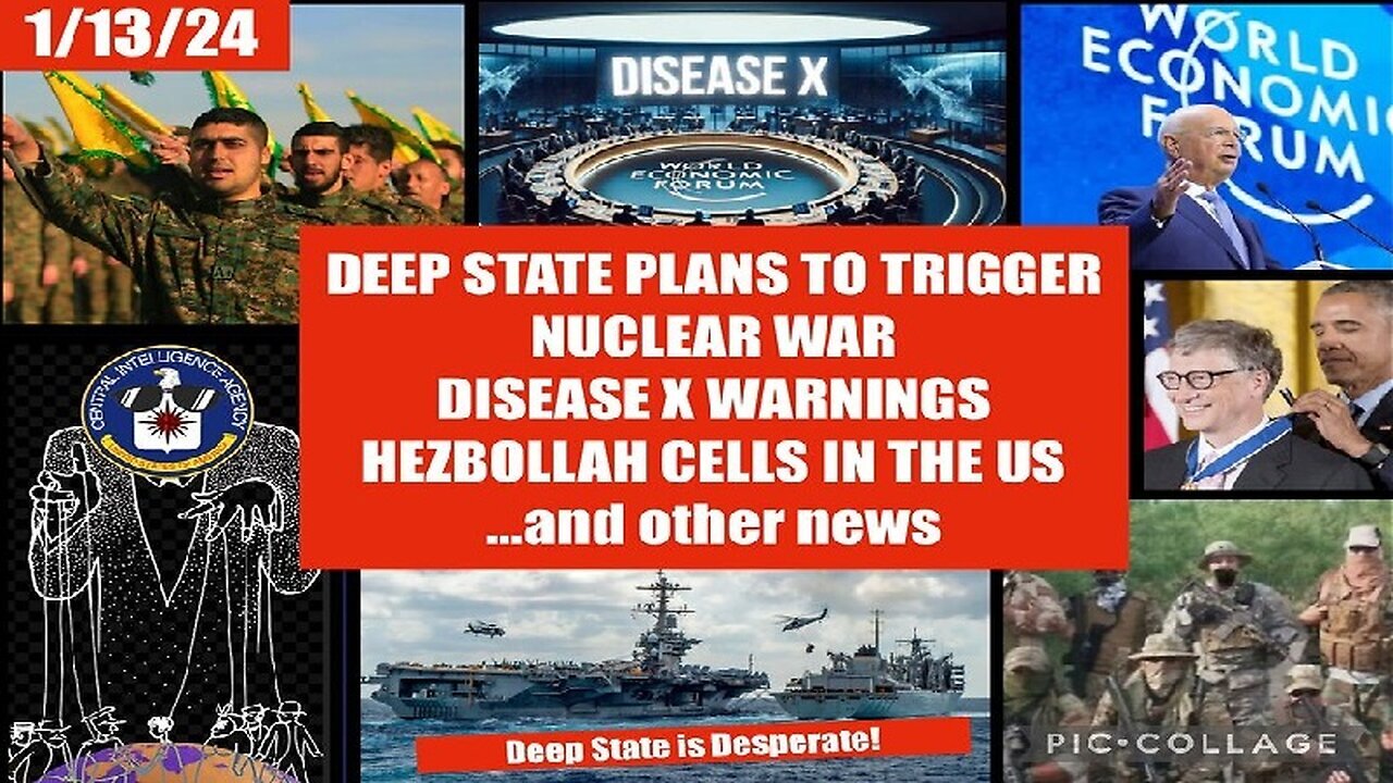 1/15/24 Situation Update: Deep State Plans! - CIA False Flag Civil War Plan!