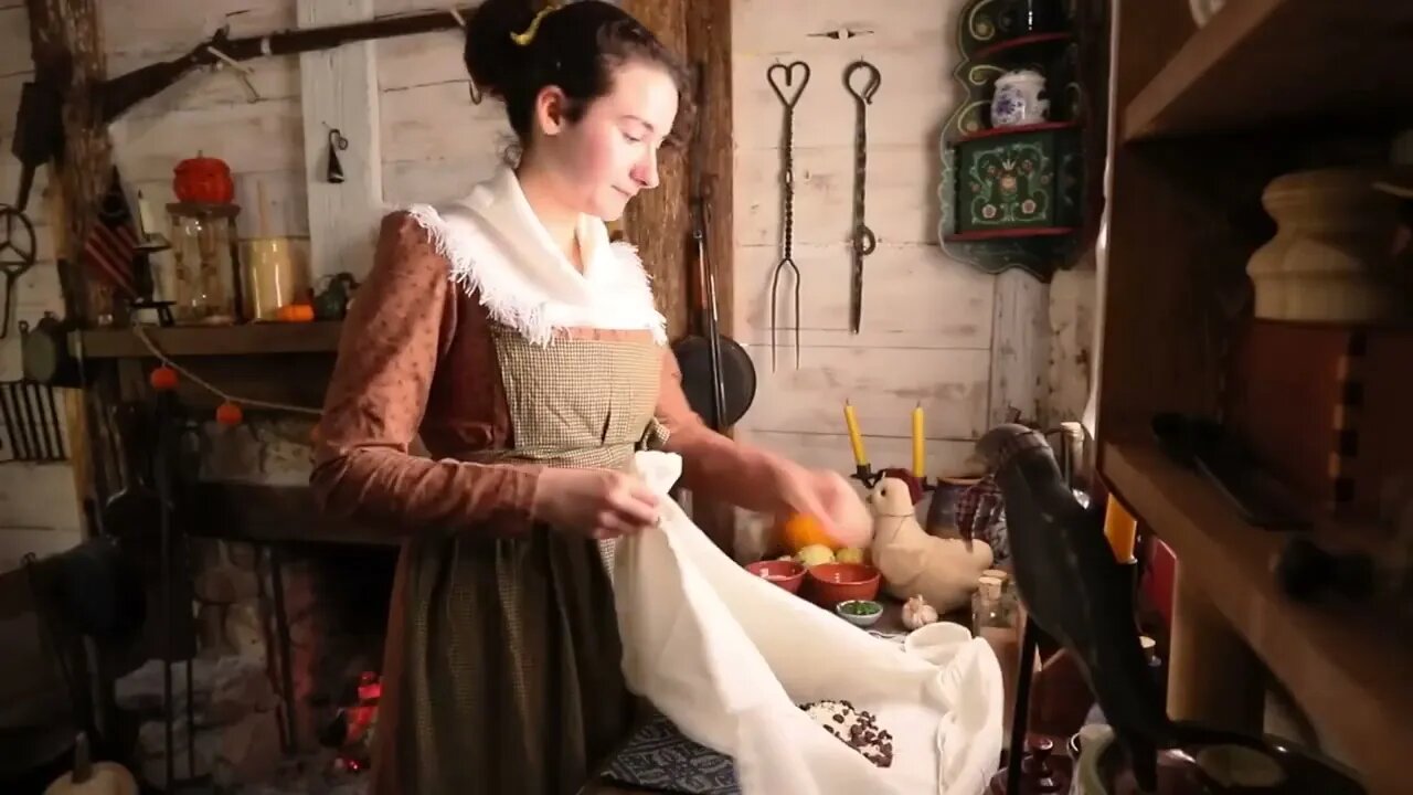 Cooking Up a Fall Feast from 1808 |Real Historic Recipes ASMR