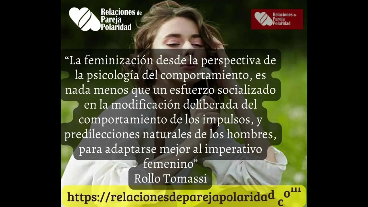 Rollo Tomassi - La feminización del comportamiento masculino