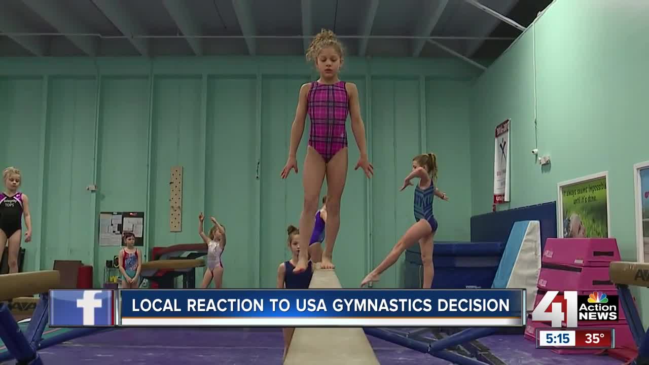 Local gym reacts to Team USA Gymnastics' demise