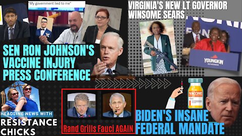 Sen Ron Johnson's Vaccine Injury Press Conference & Biden's Insane Federal Mandate