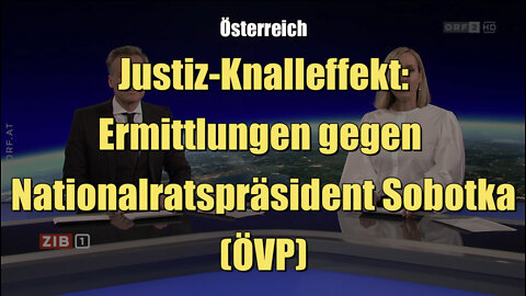 Österreich: Ermittlungen gegen Nationalratspräsident Sobotka (ORF I ZIB 1 I 30.03.2022)
