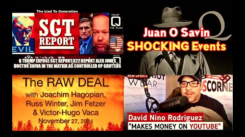 Scott Bennett Death Exposes SGT Report X22 Report Juan O Savin David Nino Rodriguez As Controlled Op