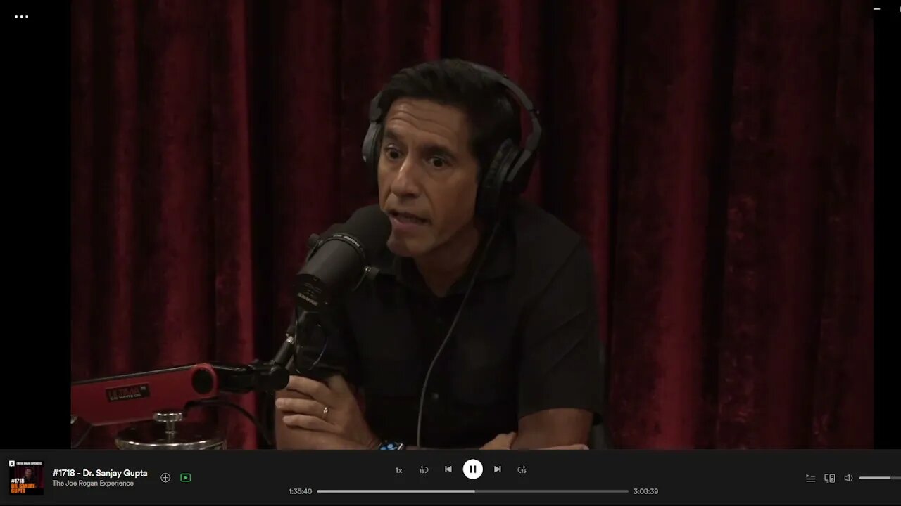 CNN's Dr. Sanjay Gupta on Ivermectin from his podcast with Joe Rogan