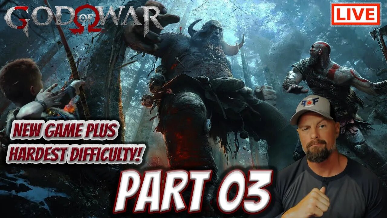 God of War 2018 NG+ Live Stream - Part 03: Pesky Dark Elves of Alfheim (Hardest Difficulty)