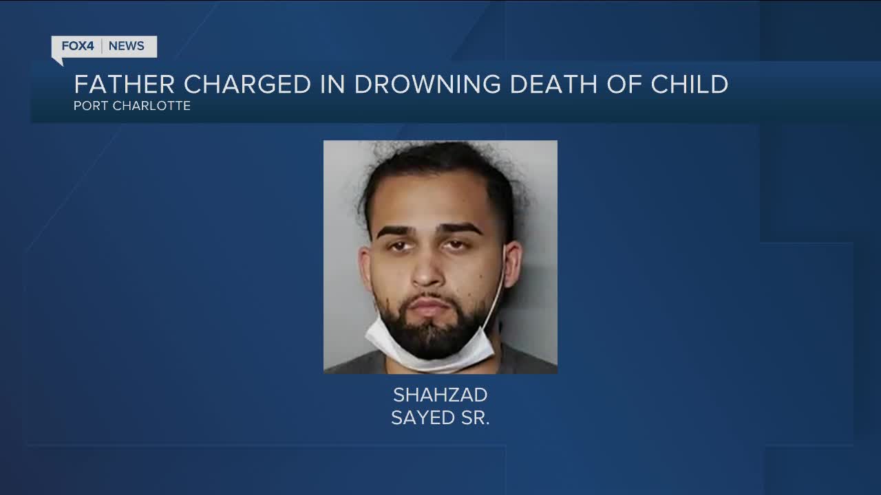 Man arrested after his child drowns