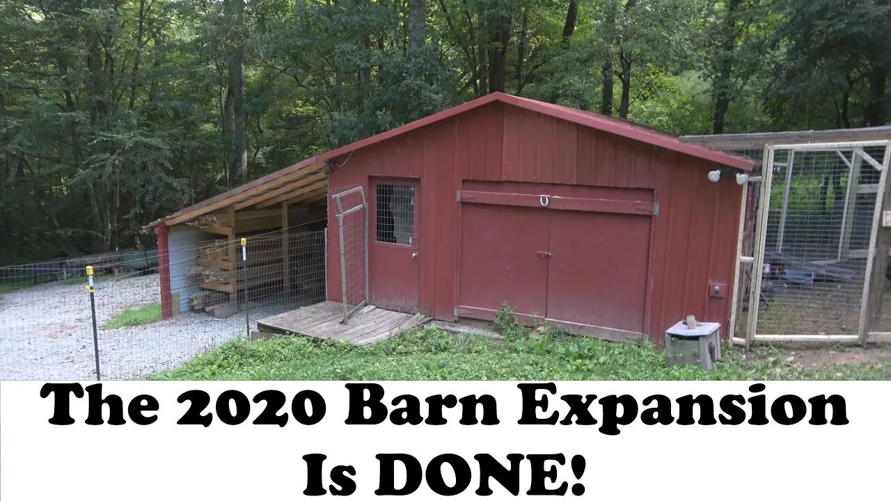 The Lower Barn Expansion of 2020 is DONE!