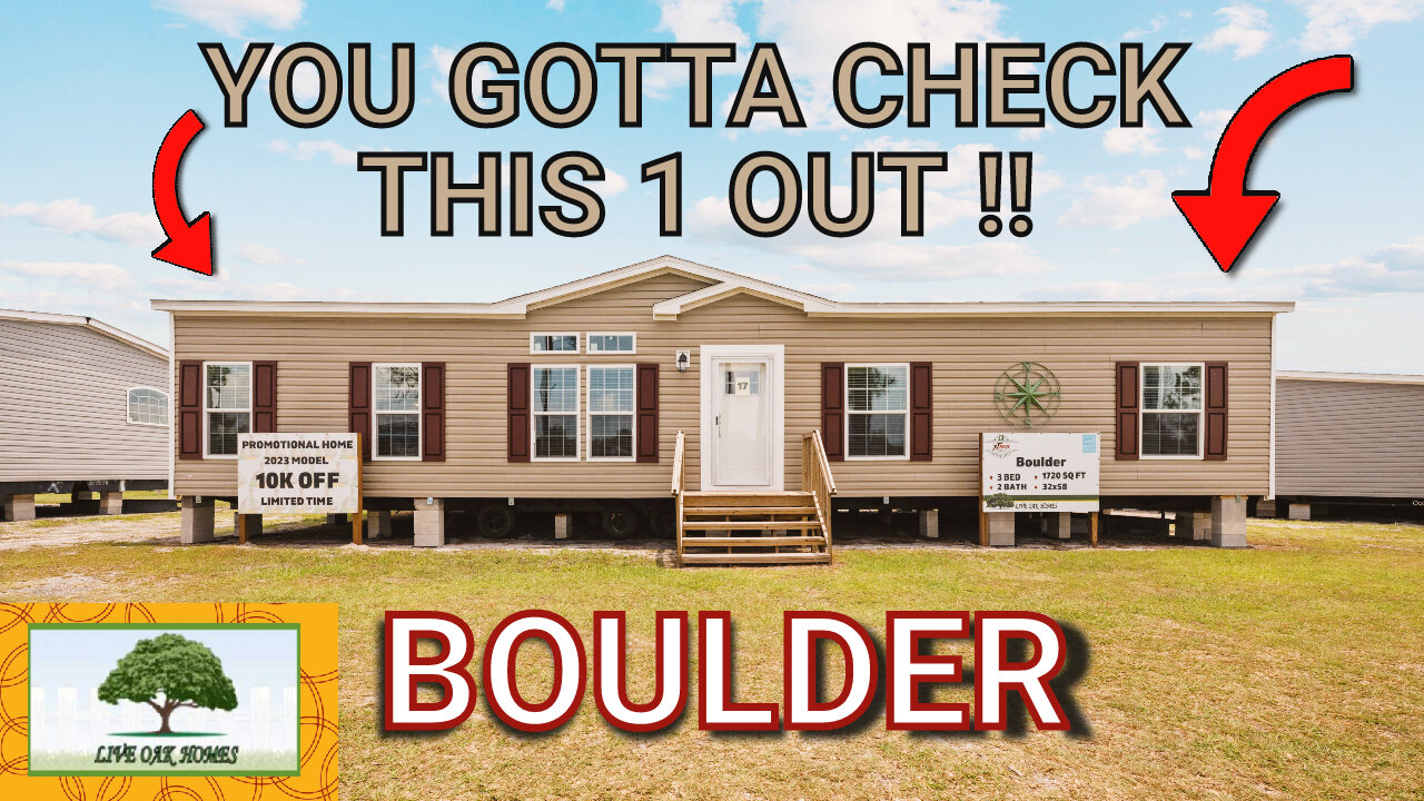 '' YOU GOTTA CHECK THIS 1 OUT!! '' BOULDER BY LIVE OAK HOMES 3 BED 2 BATH #prefabhouse TOUR | DMHC |