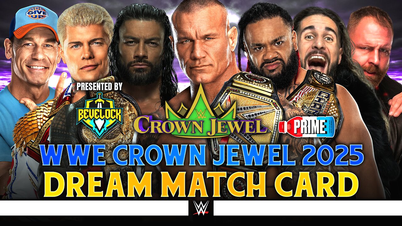 WWE Crown Jewel 2025 - Dream Match Card