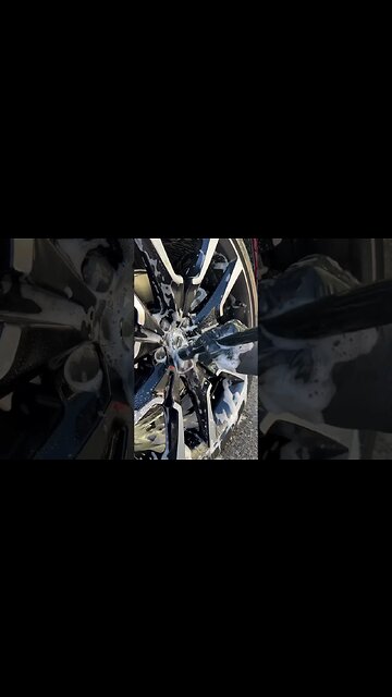 New Volvo’s First Wheel Cleaning #shorts #detailing #cars
