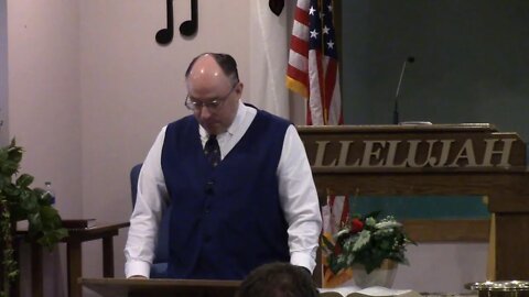 Bills Lake Baptist Church Sunday School Service Jan. 9 2022