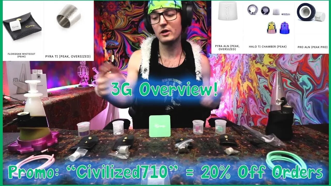 3GRAMSINC Puffco Peak OG & Pro ALN Insert Overview + Promocode!