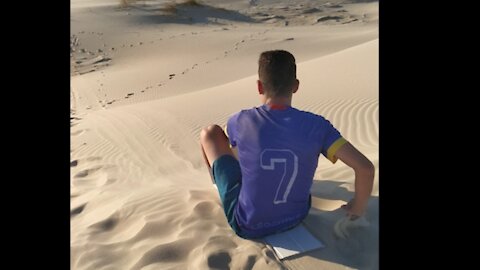 Sand dunes - peace and tranquility - beautiful landscape