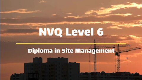 NVQ Level 6 | Onsite and Online