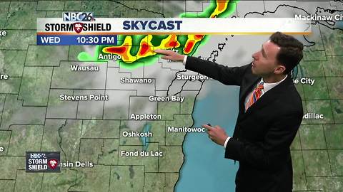 Michael Fish's NBC26 Storm Shield weather forecast