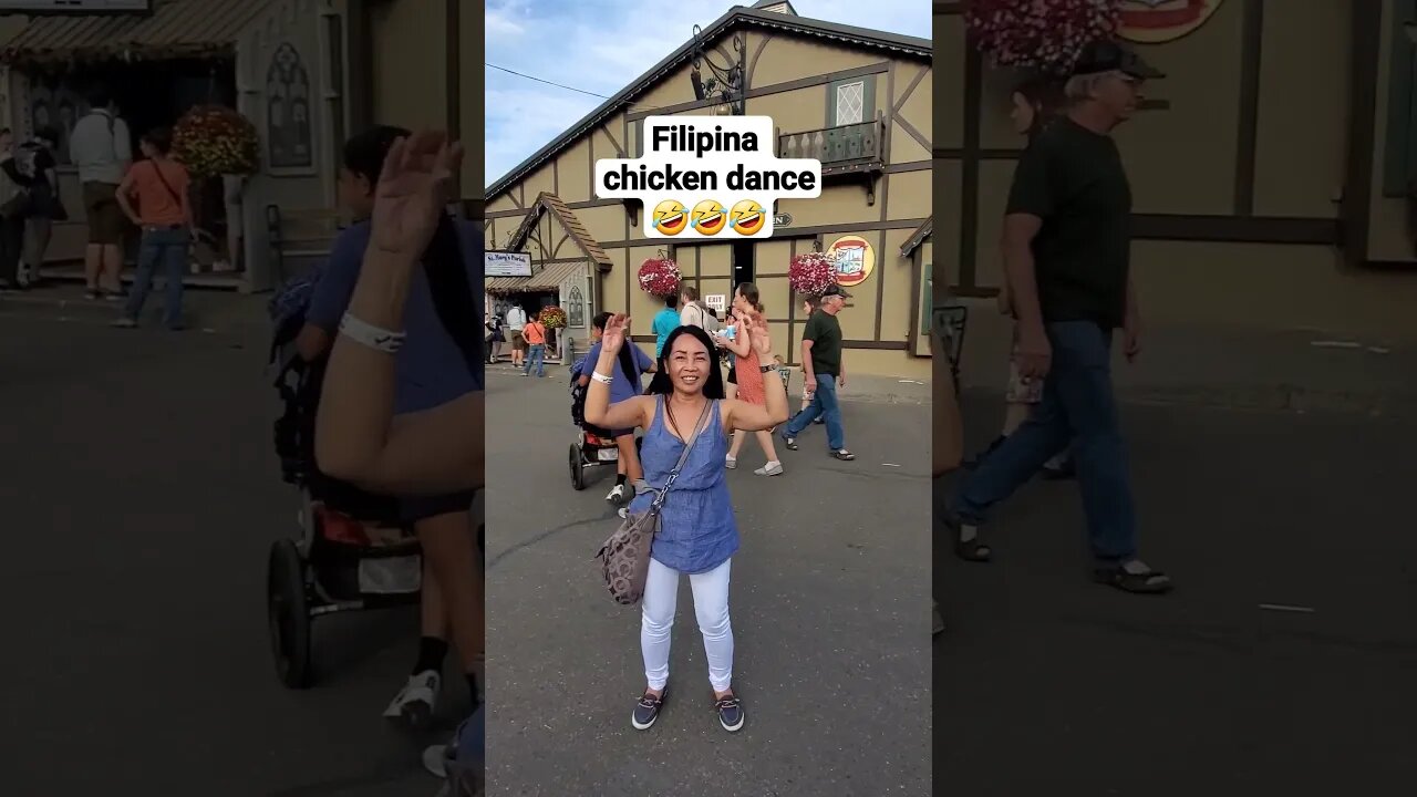 Filipina chicken dance 🤣🤣🤣