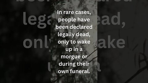 Legally Dead #legallydead #morgue #funeral #scary #fyp