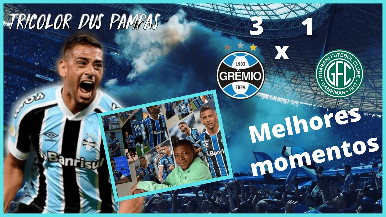 GRÊMIO 3 X 1 GUARANI | MELHORES MOMENTOS (COMPLETO) BRASILEIRÃO SÉRIE B | HAT-TRICK | DIEGO SHOWZA