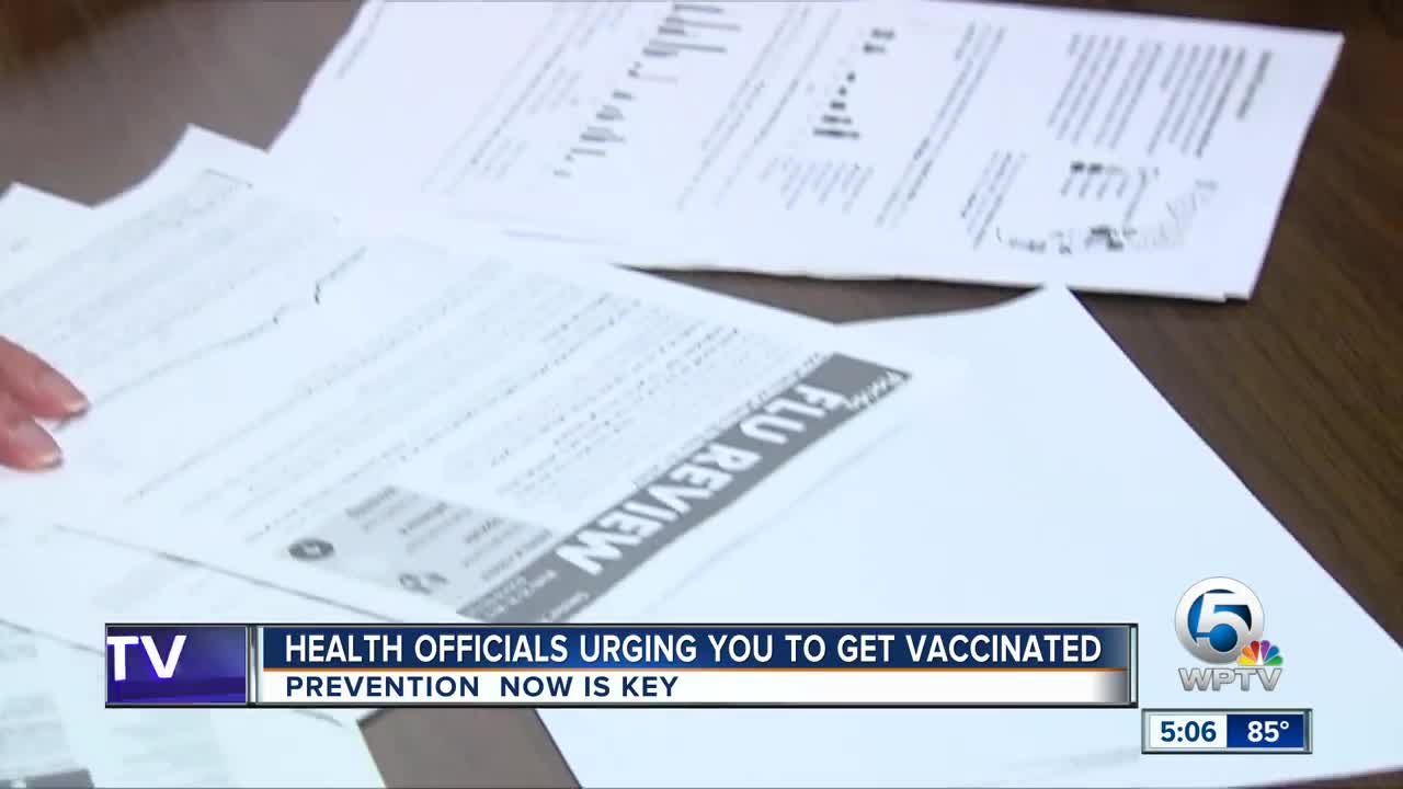 Health officials urging you to get vaccinated for the flu