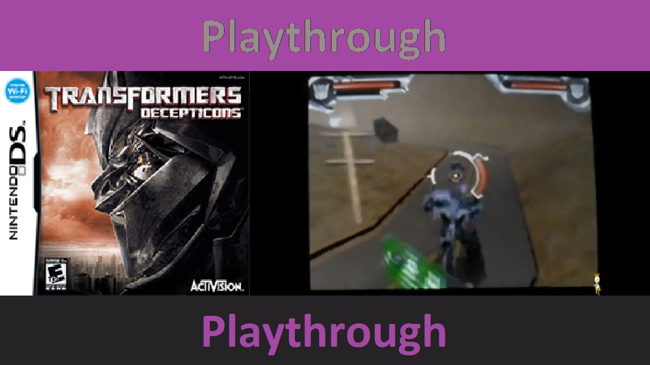 Transformers 1 Decepticons Nintendo DS Playthrough