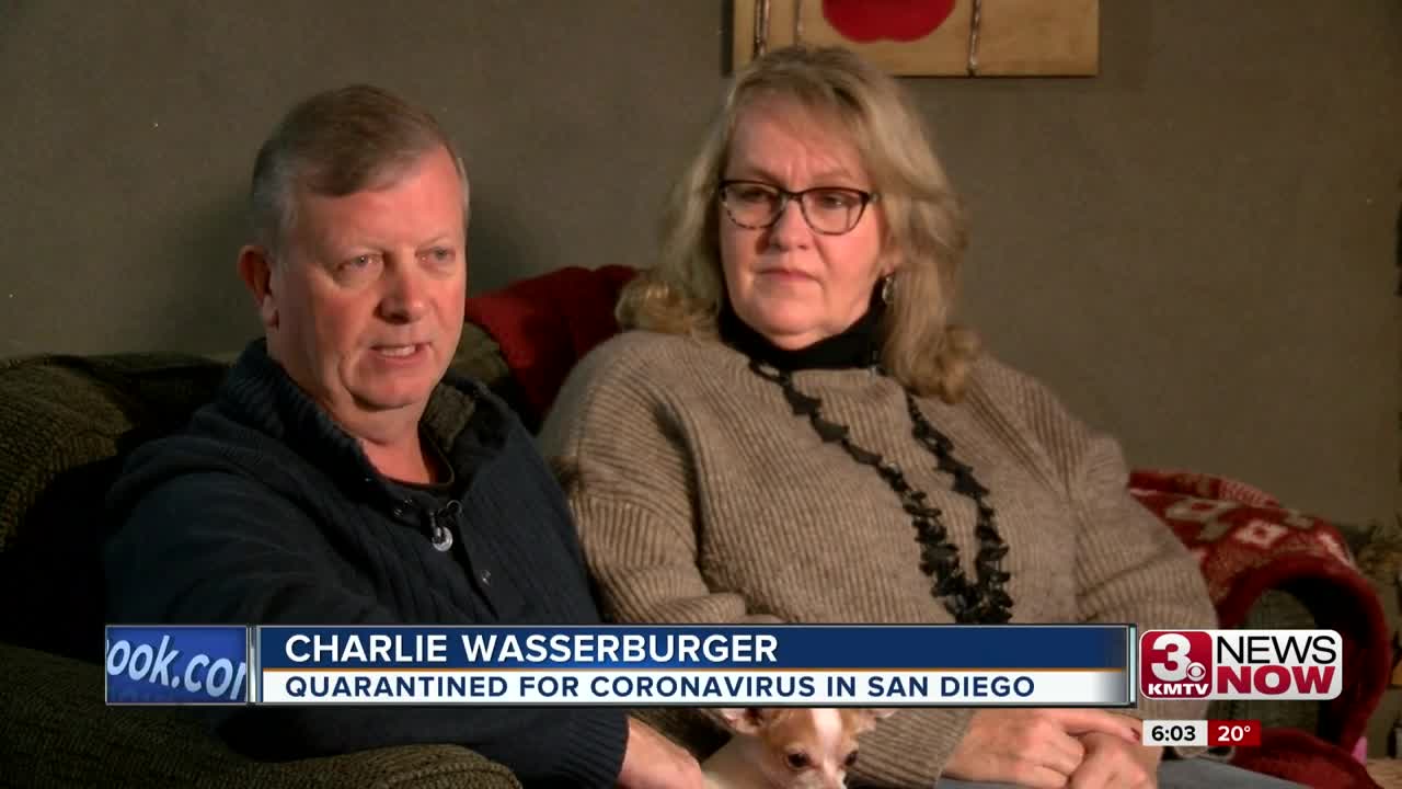Omaha man returns from quarantine in San Diego