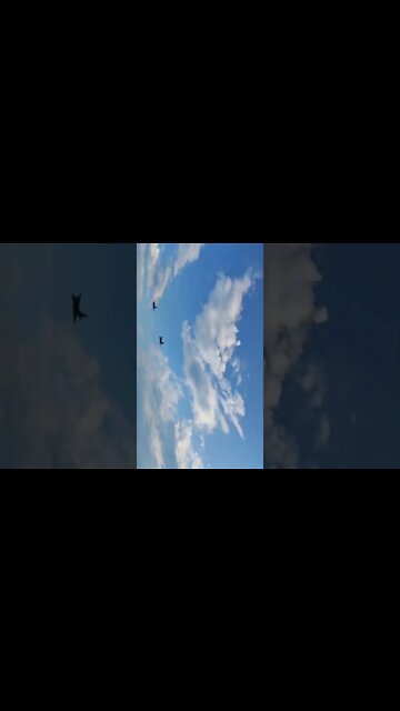 Russian rocks over the Sea of ​​Azov