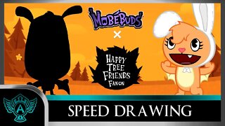 Speed Drawing: Happy Tree Friends Fanon - Usagi | Mobebuds Style