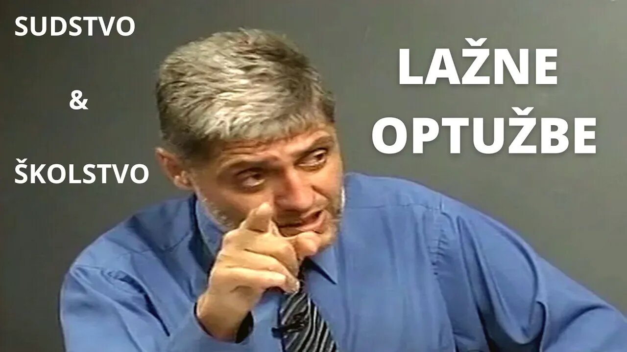 Sudstvo, školstvo i lažne optużbe, sa Miroljubom Petrovićem