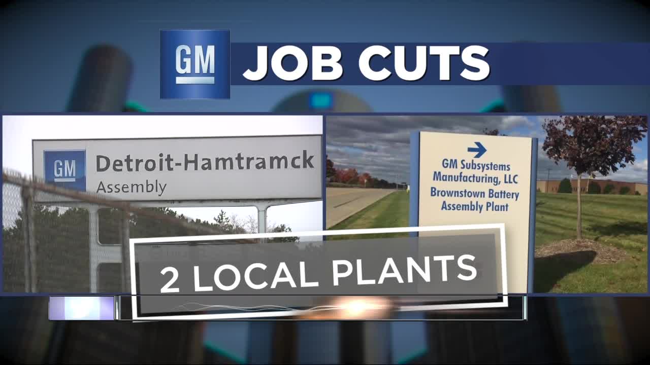 GM job cuts expected to begin on Monday at two metro Detroit plants