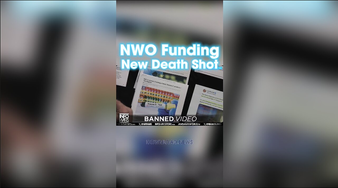 Alex Jones: Globalists Already Funding New Disease X Death Shot - 1/14/24