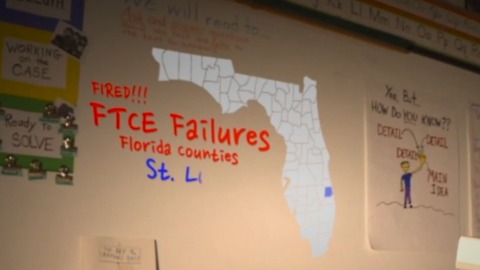 Hundreds of Florida teachers fired over state test they keep failing