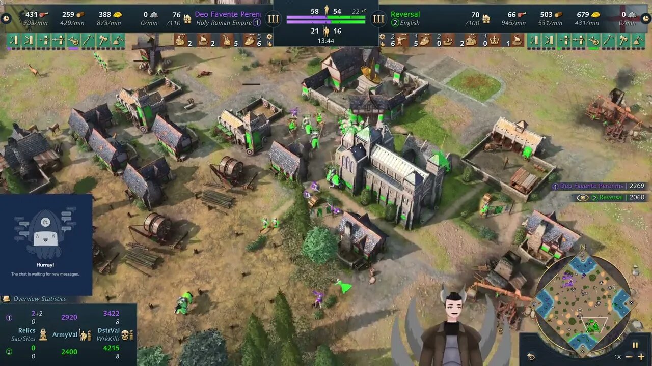 Reversal (English) vs Deo Favente Perennis (Holy Roman Empire) || Age of Empires 4