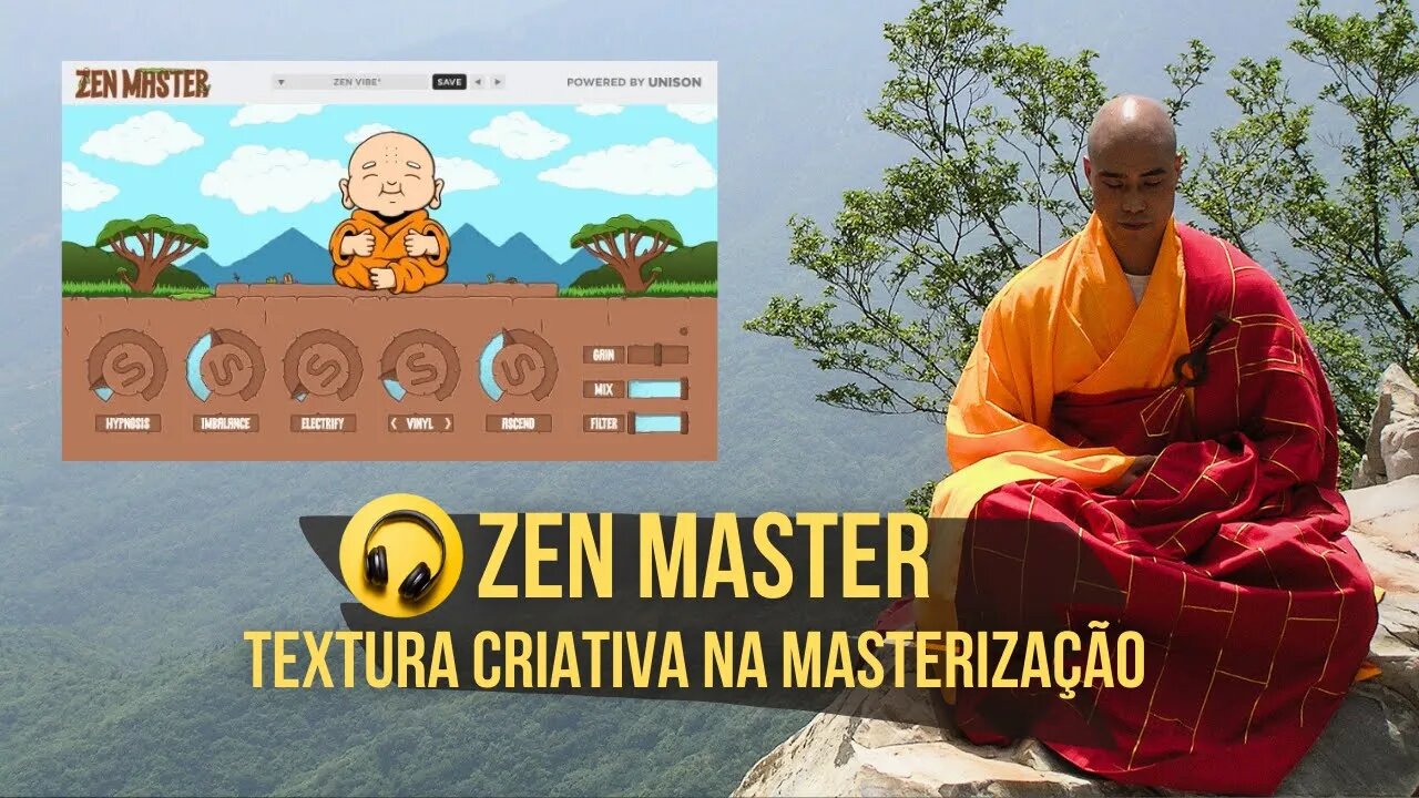 Conheça Zen Master Textura na sua Masterização