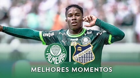 PALMEIRAS 4X0 ÁGUA SANTA - MELHORES MOMENTOS - CAMPEONATO PAULISTA 2023