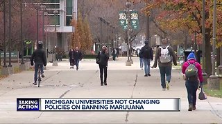 Colleges not changing marijuana policies