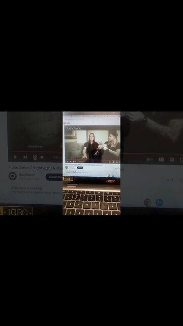 September 7, 2023 Floor Jansen (Nightwish) & Hannes Van Dahl (Sabaton) #nightwish #sabaton