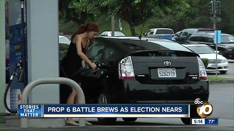 Prop 6 rallies clash