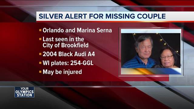 Silver Alert: Brookfield couple missing, may be injured