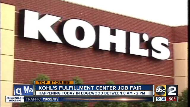 Kohl's center in Edgewood hosting job fair