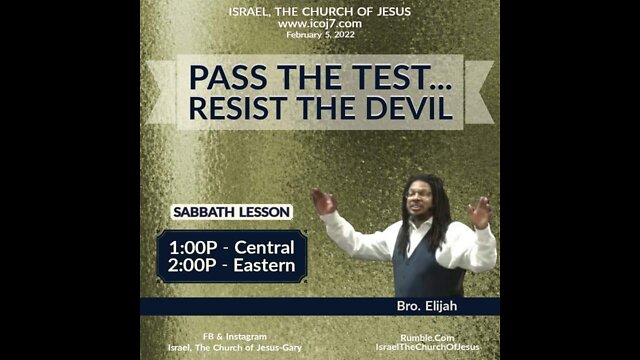 PASS THE TEST... RESIST THE DEVIL