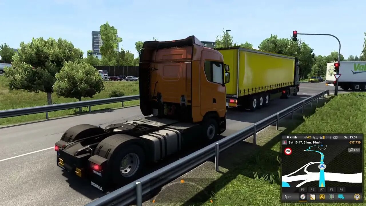 (euro truck simulator 2) french AI