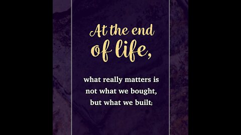 At The End Of Life [GMG Originals]