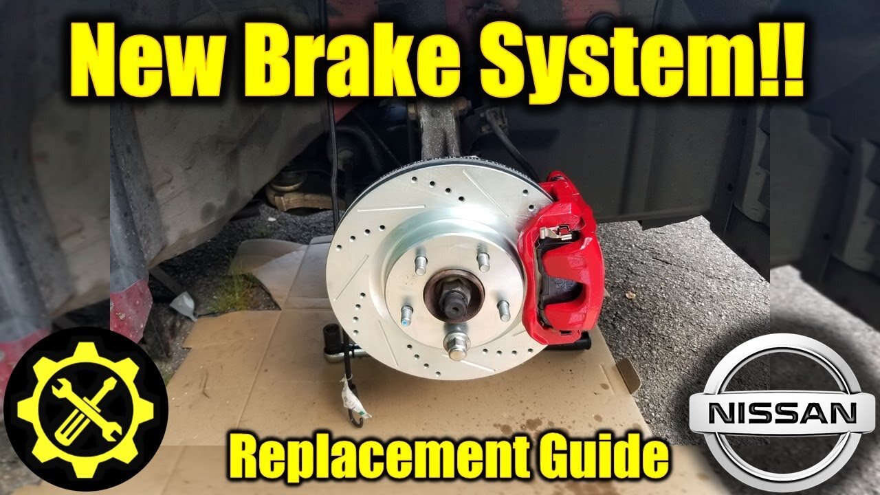 2007 - 2012 Nissan Altima How to Replace Calipers, Pads & Rotors!