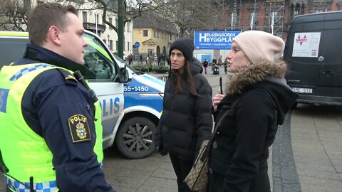 Arrangör till Frihetsmarschen Malmö gripen av polis