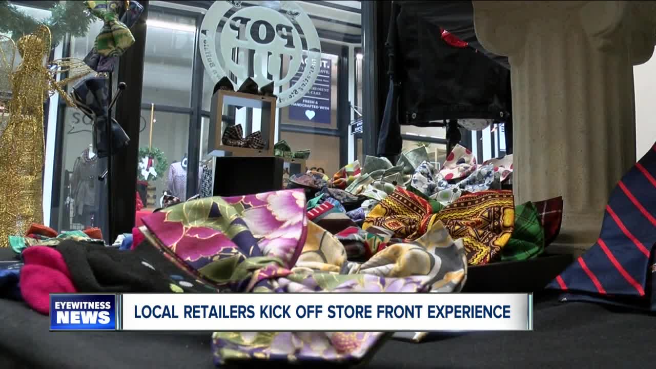 From bow ties to spa kits-- small business owners try out a store front in the Market Arcade