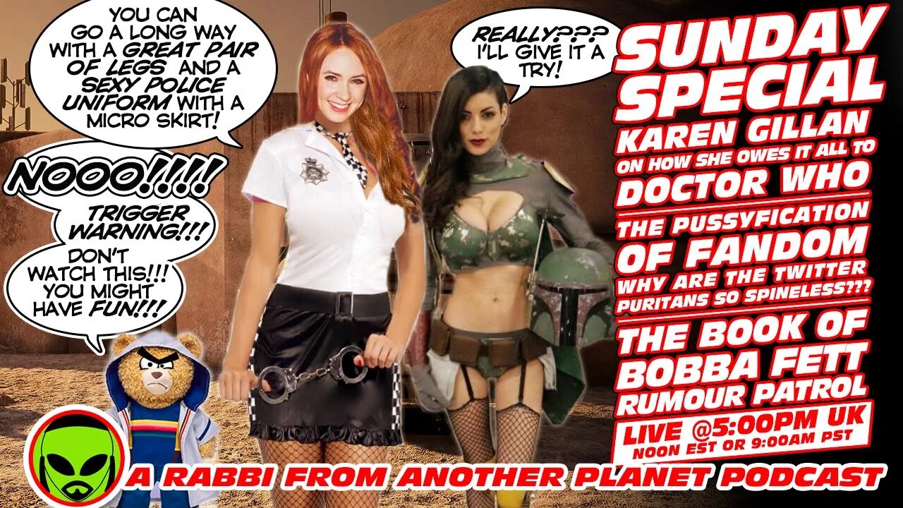 LIVE@5 SUNDAY SPECIAL!!! Karen Gillan on Doctor Who - Bobba Fett