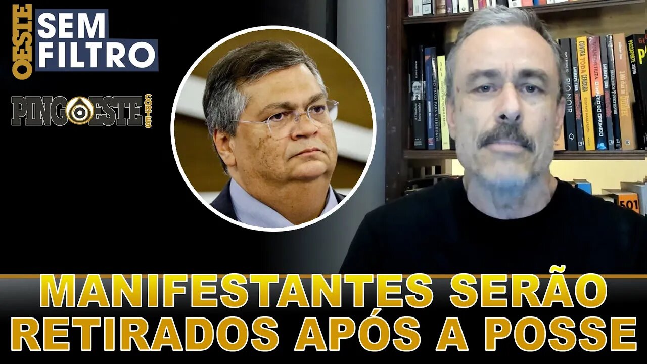 Flavio Dino afirma que vai retirar manifestantes a partir de 1° de janeiro [GUILHERME FIUZA]