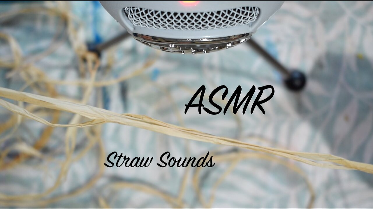 ASMR Straw Crunchy and Crinkle Sounds for Sleep | (No Talking)