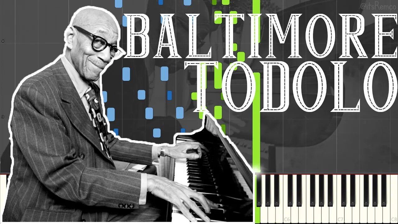 Eubie Blake - Baltimore Todolo 1969 (Ragtime Piano Synthesia)