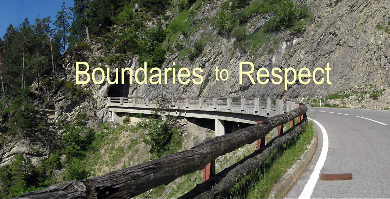 Boundaries to Respect - Teach 'All' Things